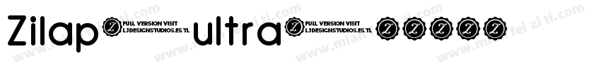 Zilap ultra字体转换